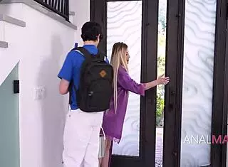 Trad wife turns into anal whore with first time cougar action from Tiffani Madison and Nick Strokes.