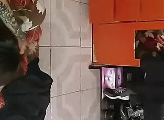 Big ass Latina bends over in thong for doggystyle action