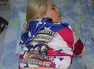 My BEAUTIFUL blonde GIRLFRIEND takes it DOGGY STYLE in cute latina fashion