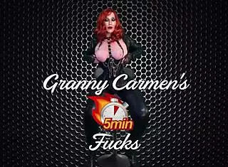 Granny Darkes Thrusts Bwc Vibrator Deep In Mature Pussy For Explosive Cum And Orgasm In Reality Scene