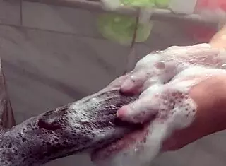 big step sister teases with step brother's massive bbc when parents are out