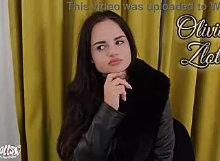 First Anal for Cute Babe Olivia Zlota with Hardcore Rimming and Cum in Mouth