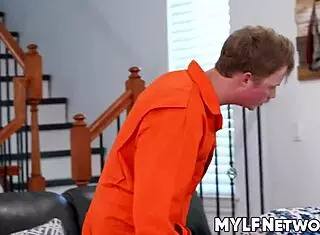 i'm all hot n sweaty fuckin that blonde housewife charli phoenix. she's a real cougar and i'm the cute jimmy michaels poundin her shaved pussy hard.