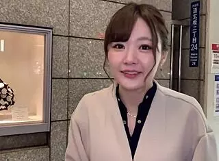 This japanese babe with e-cup natural tits and slim body rides cowgirl hard. She bends over doggystyle until she cums wildly.