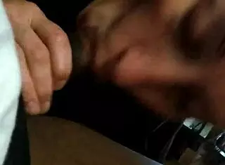 Blowjob skills shine with mommy sucking in Caribbean scene