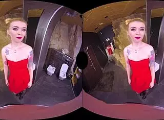 You Look Great Giving Footjob With Small Tits And Blonde Tattoo!