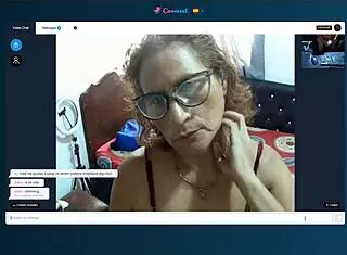 Mature woman with big tits cums