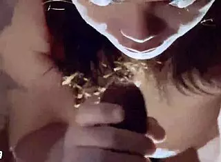 My beautiful cheating Indonesian wife sucks off my friend and swallows every drop of his cum