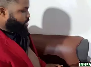 Oh wow, check this ebony pornstar in corporate sex getting bent over doggystyle with a monster cock! 🔥🍆