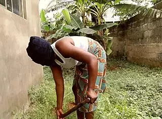 We're pounding nonstop back shots for 10 minutes straight in the hairy Garden of Eden with big black cock and cum on big ass.