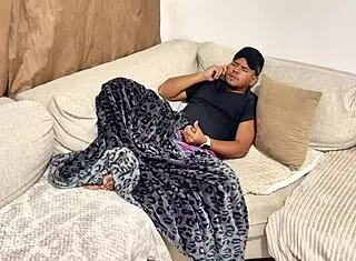 Stepmom Tricks Stepson Into Interracial Pounding With Huge Black Cock In Bedroom