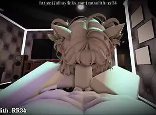 She bent over for rough Valentines doggystyle pounding with big tits bouncing.