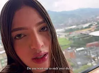 My girlfriend Maria Mendez begged for a hot sauna fuck session with me.