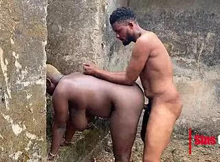 Big Bro, Fuck This Village Girl's Big Ass and Tits Outdoor on the Ranch!