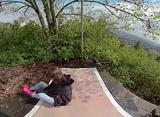 Perfect Teen 18+ Lili Charmelle Sucks and Fucks Outdoor!