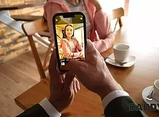 Daddy4k old guy fucks sons skinny girlfriend in tight pussy cheating session.