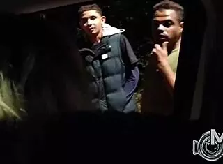 these milfs got wild in the alley taking big cocks from favela guys in see through outfits