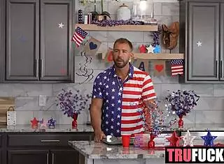 Family Swap Goes X-Rated Will and Jay Feel Intense Passion from Swap Daughters' Handjobs and Creampie