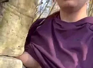 I headed into the forest for some wild Easter fun with BDSM humiliation and intense orgasms outdoors.