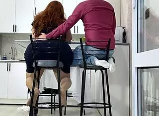 Mature housekeeper, can I grope your big natural tits and fuck you with homemade blowjob and sex?