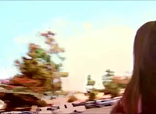 Her Checkered Dress Stays On As Her Tits Are Freed And Her Vagina Penetrated By This Mans