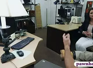 Customers Wife Railed By Pawn Keeper In The Back Office