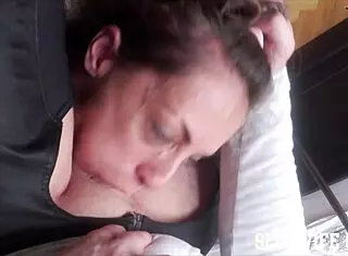 Skinny amateur slut Candie Cross gets throat destroyed with brutal deepthroat and ruthless facefucking