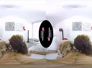 Guy pays two shemales with big tits in lingerie and stockings for 3some pounding!