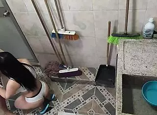 My perverted step-cousin is recording me while I'm washing and I end up sucking him off 'cause he's my fav step-cousin