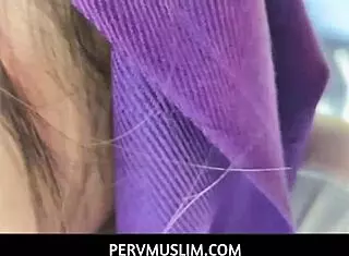 in this casual tale asian muslim girl alexia anders gives her boyfriend a blowjob inside the car during a drive