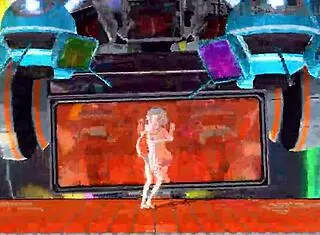 megurine luka dances nude in alien bunny costume with big tits and ass exposed 😍