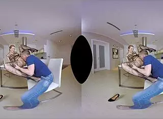 nikky dream delivers intense anal footjob in fishnets for ultimate vr experience