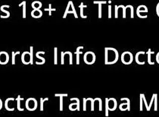 Dr Tampa handles the procedure with Aria Nicole behind the scenes in Florida. 😏