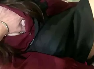 Choking turns on this 18-year-old japanese college girl during rough pov sex in bedroom.