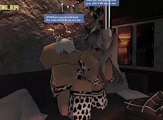 I experience wild Roblox action fucking a cowgirl in full intense riding mode.