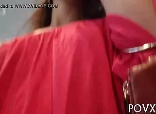 Fellatio performed in an outdoor setting with a couple engaging in pov style