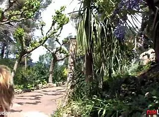 busty blonde amateur contrasts with intense action in homemade scene without any extras