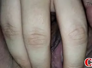 filming brazilian housewife masturbating solo on bed. her husband watches as cuckold.