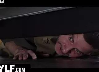 a million years without sex turns into domination with amazon position and cum on her big tits