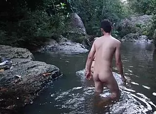 Big Ass Latina Gets Rough Fucked in River for Cash - Risky Outdoor Action!