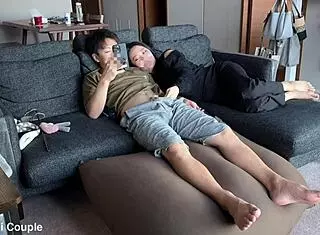 Japanese College Girl Squirts from Fingering in Romantic Session