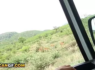 i crave that sloppy throat fuck from my hot african ex on safari