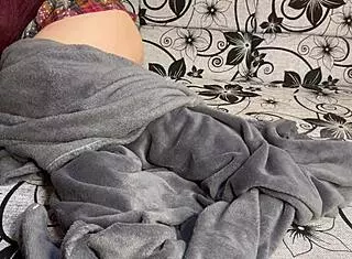 Fat pervert stepdad gets blowjob then cums inside stepdaughter's hairy pussy to make her pregnant!