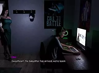 how does an 18-year-old guy succeed with his babysitter while parents are away