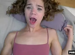 Spare some change? 😏 This 18+ college slut takes monster cock in her first time on camera with rough doggystyle and cum in mouth.