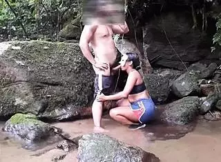 damn, good waterfall spot needs that blowjob and anal action with big ass ebony slut.