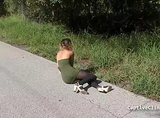 strangers meet at night as kalani luana submits to bdsm humiliation with spanking and gaping