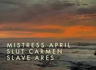 Dominatrix Mistress April binds ebony Slave Rose for brutal phone forgetfulness punishment in kinky BDSM femdom session.