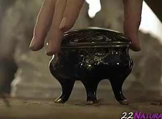 Attractive Blonde Teenager Enjoys Riding Experience With Enthusiasm And Style