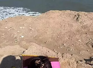 Quickly fucking naughty petite brunette girl outdoors with big cock bent over doggystyle until creampie.